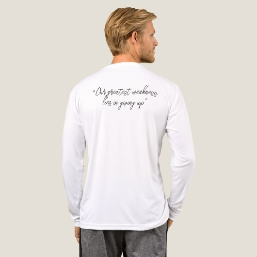 Thomas Alva Edison Tri-Blend Shirt (Achterkant)