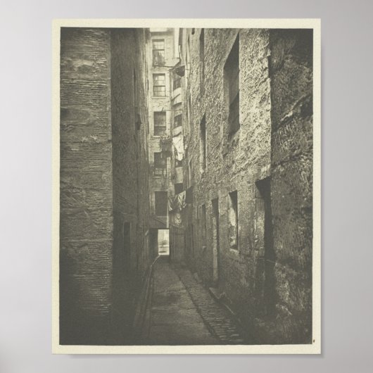 Thomas Annan Close No. 148 High Street Foto 1868 Poster (Voorkant)