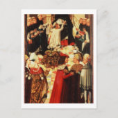 Thomas Aquinas die in de Dominicaanse O wordt ontv Briefkaart (Voorkant)