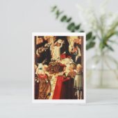 Thomas Aquinas die in de Dominicaanse O wordt ontv Briefkaart (Staand voorkant)