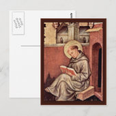 Thomas Aquinas van Gentile Da Fabriano Briefkaart (Voorkant / Achterkant)
