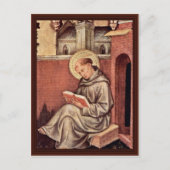 Thomas Aquinas van Gentile Da Fabriano Briefkaart (Voorkant)