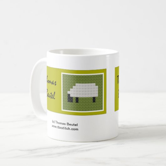 Thomas Beutel Logo Mok (Voorkant links)