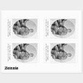 Thomas "Blind Tom" Wiggins, 1860 Rechthoekige Sticker (Vel)