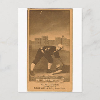 Thomas Burns, Chicago White Stockings Briefkaart