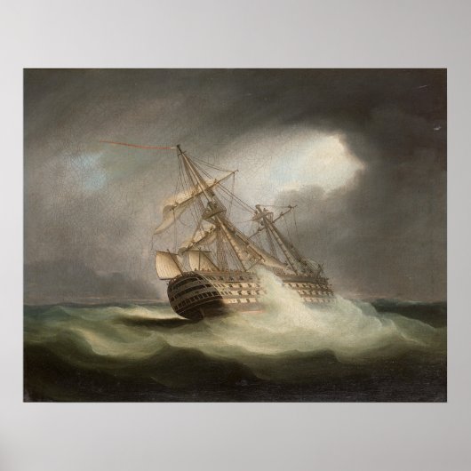 Thomas Buttersworth - H.M.S. 'Victory' Poster (Voorkant)