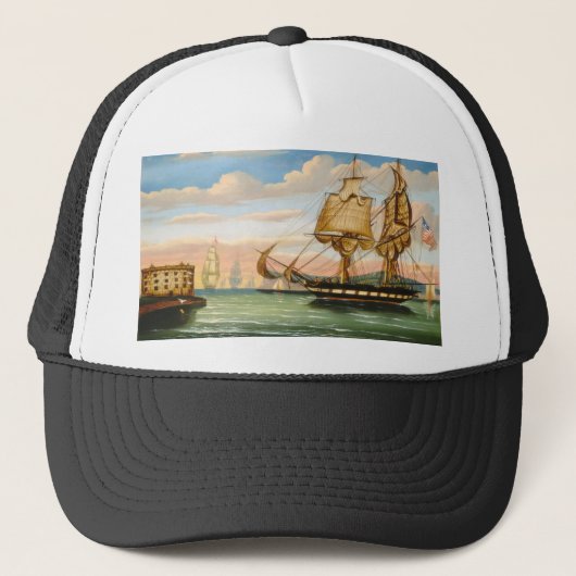 Thomas Chambers Bay in New York Trucker Pet (Voorkant)