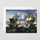 Thomas Chambers - Capture of H.B.M. Frigate Briefkaart (Voorkant / Achterkant)