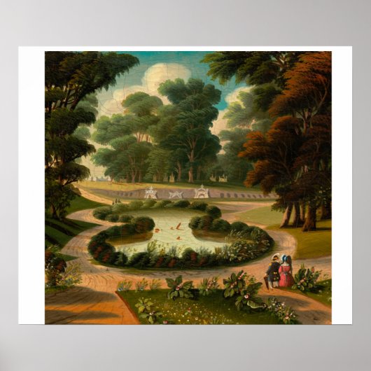 Thomas Chambers Mount Auburn Poster (Voorkant)