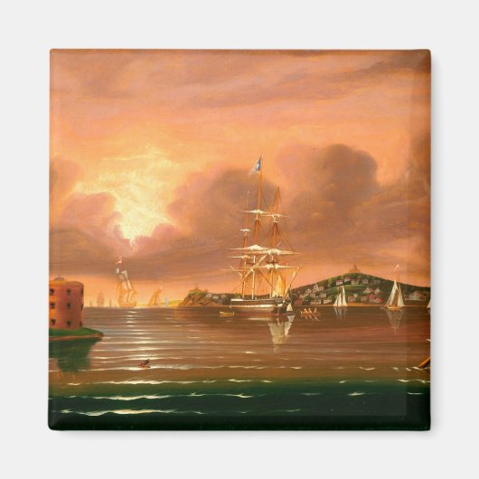 Thomas Chambers Threatening Sky Bay in New York Magneet (Voorkant)