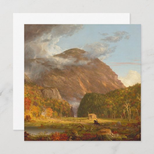 Thomas Cole A Uitzicht van de bergpas (Voorkant / Achterkant)