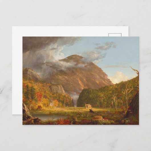 Thomas Cole A Uitzicht van de bergpas Briefkaart (Voorkant / Achterkant)