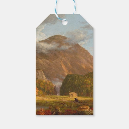 Thomas Cole A Uitzicht van de bergpas Cadeaulabel (Voorkant)