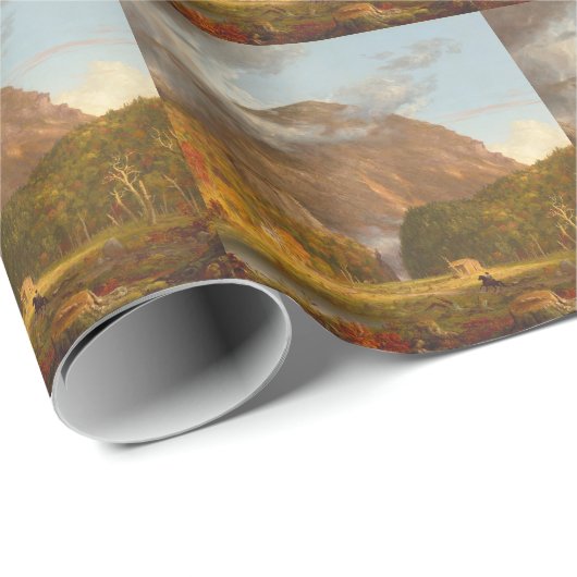 Thomas Cole A Uitzicht van de bergpas Cadeaupapier (Rol Hoek)