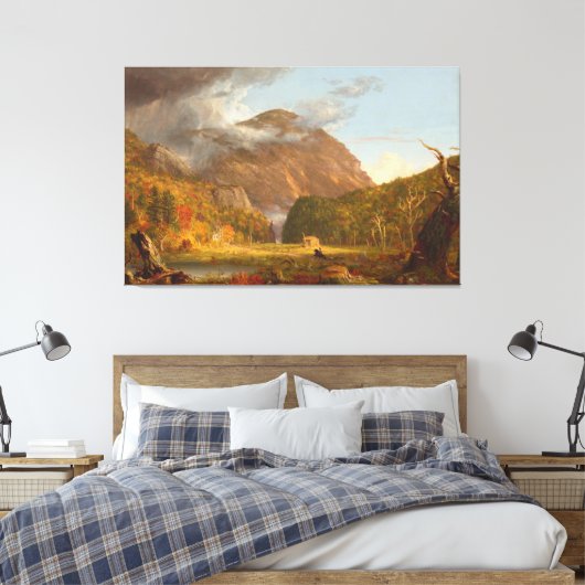 Thomas Cole A Uitzicht van de bergpas Canvas Afdruk (Insitu (Slaapkamer))