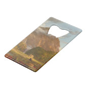Thomas Cole A Uitzicht van de bergpas Creditkaart Flessenopener (Voorkant Gekanteld)