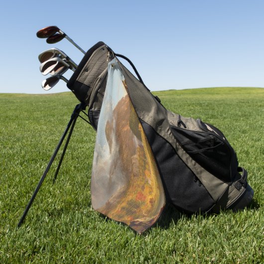 Thomas Cole A Uitzicht van de bergpas Golfhanddoek (Groen)