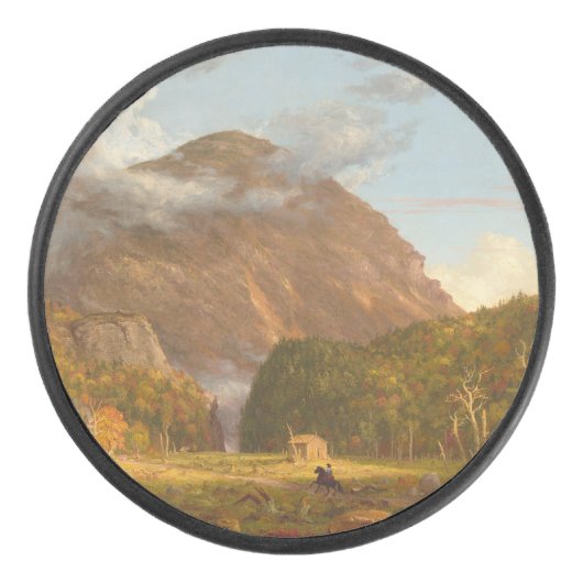 Thomas Cole A Uitzicht van de bergpas Hockey Puck (Voorkant)