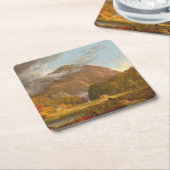 Thomas Cole A Uitzicht van de bergpas Kartonnen Onderzetters (Schuin)