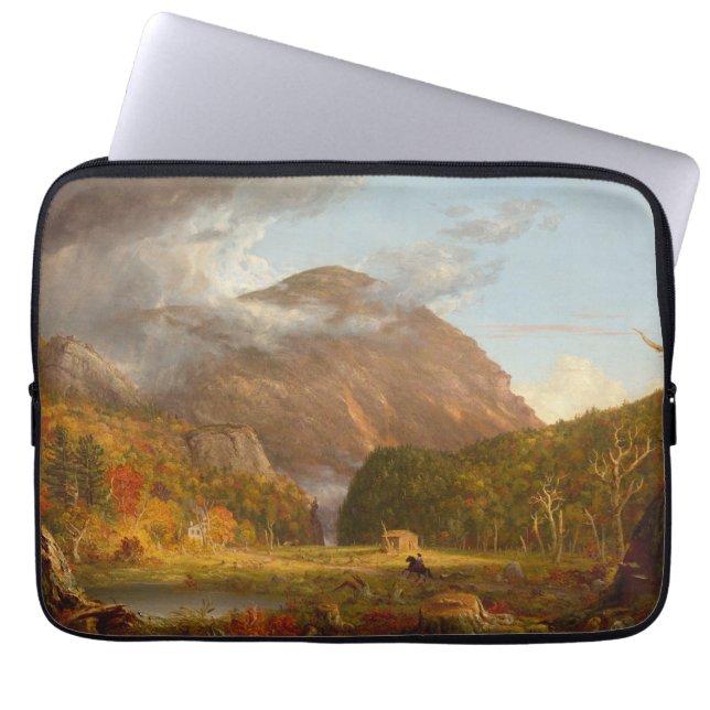 Thomas Cole A Uitzicht van de bergpas Laptop Sleeve (Voorkant)