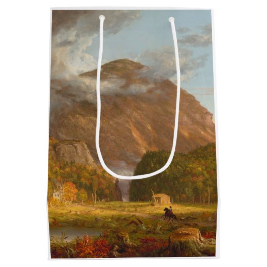 Thomas Cole A Uitzicht van de bergpas Medium Cadeauzakje (Achterkant)