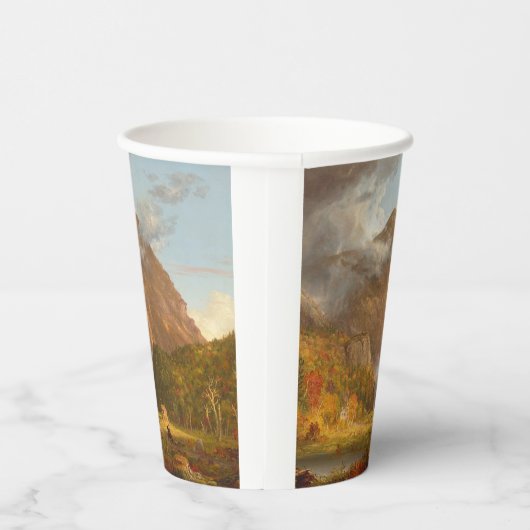 Thomas Cole A Uitzicht van de bergpas Papieren Bekers (Rechts)