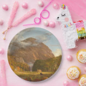 Thomas Cole A Uitzicht van de bergpas Papieren Bordje (Feest)