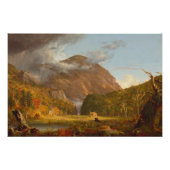 Thomas Cole A Uitzicht van de bergpas Perfect Poster (Voorkant)