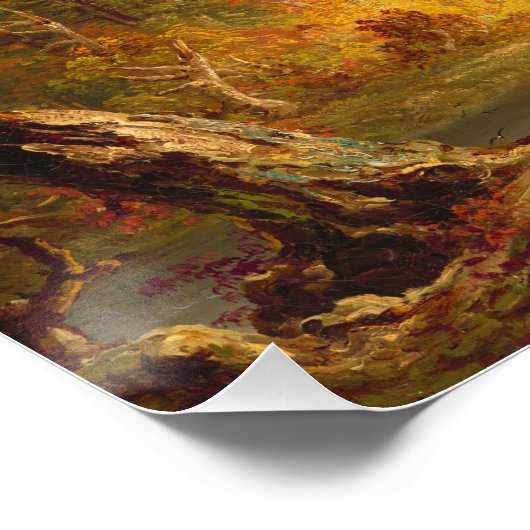 Thomas Cole A Uitzicht van de bergpas Perfect Poster (Hoek)