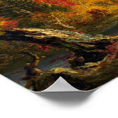 Thomas Cole A Uitzicht van de bergpas Poster (Hoek)