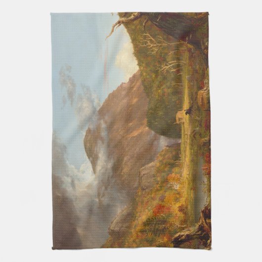 Thomas Cole A Uitzicht van de bergpas Theedoek (Verticaal)