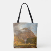 Thomas Cole A Uitzicht van de bergpas Tote Bag (Achterkant)