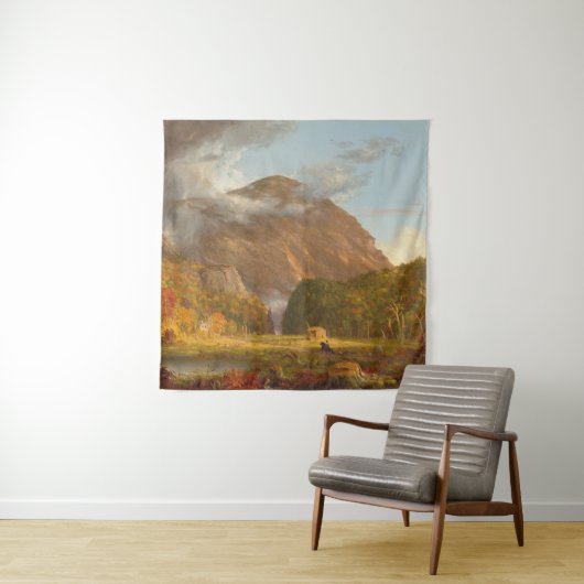 Thomas Cole A Uitzicht van de bergpas Wandkleed (In situ)