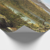 Thomas Cole A Uitzicht van de twee meren en bergen Cadeaupapier (Hoek)