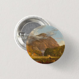 Thomas Cole A View of de bergpas  Ronde Button 3,2 Cm