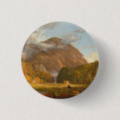 Thomas Cole A View of de bergpas  Ronde Button 3,2 Cm (Voorkant)