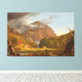 Thomas Cole A View of the Mountain Pass  Canvas Afdruk (Insitu (Houten vloer))