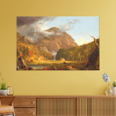 Thomas Cole A View of the Mountain Pass  Canvas Afdruk (Insitu (Woonkamer))