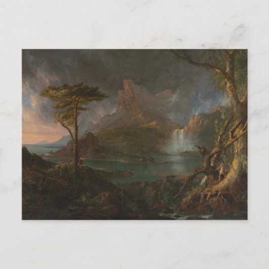 Thomas Cole - A Wild Scene Briefkaart (Voorkant)