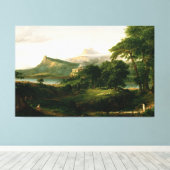 Thomas Cole De koers van het rijk - De Arcadiaan Canvas Afdruk (Insitu (Houten vloer))
