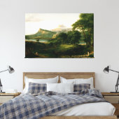 Thomas Cole De koers van het rijk - De Arcadiaan Canvas Afdruk (Insitu (Slaapkamer))