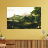 Thomas Cole De koers van het rijk - De Arcadiaan Canvas Afdruk (Insitu (Woonkamer))