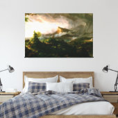 Thomas Cole De koers van het rijk - Savage State Canvas Afdruk (Insitu (Slaapkamer))