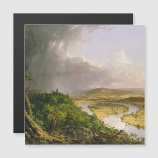 Thomas Cole de Oxbow de Connecticut rivier (Voorkant / Achterkant)