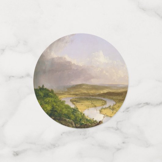 Thomas Cole de Oxbow de Connecticut rivier Confetti (Kleine voorkant)