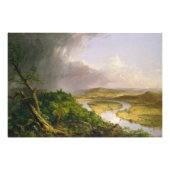 Thomas Cole de Oxbow de Connecticut rivier Foto Afdruk (Voorkant)