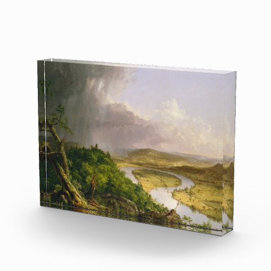 Thomas Cole de Oxbow de Connecticut rivier Fotoblokken (Rechts)