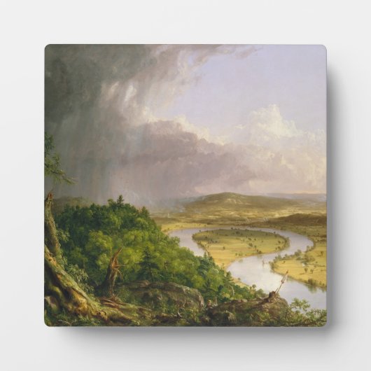Thomas Cole de Oxbow de Connecticut rivier Fotoplaat (Voorkant)