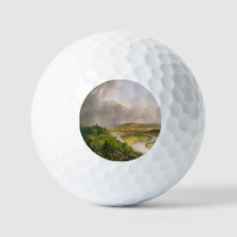 Thomas Cole de Oxbow de Connecticut rivier Golfballen