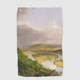 Thomas Cole de Oxbow de Connecticut rivier Golfhanddoek